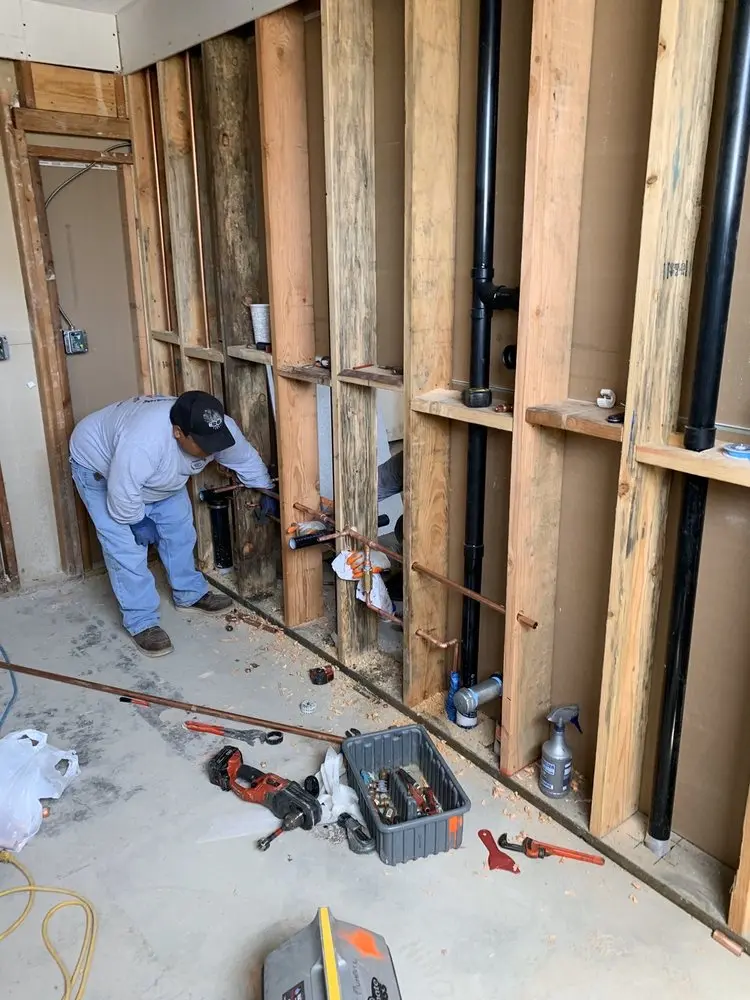 Commercial rough-in plumbing for Water Heater Replacement in Topanga